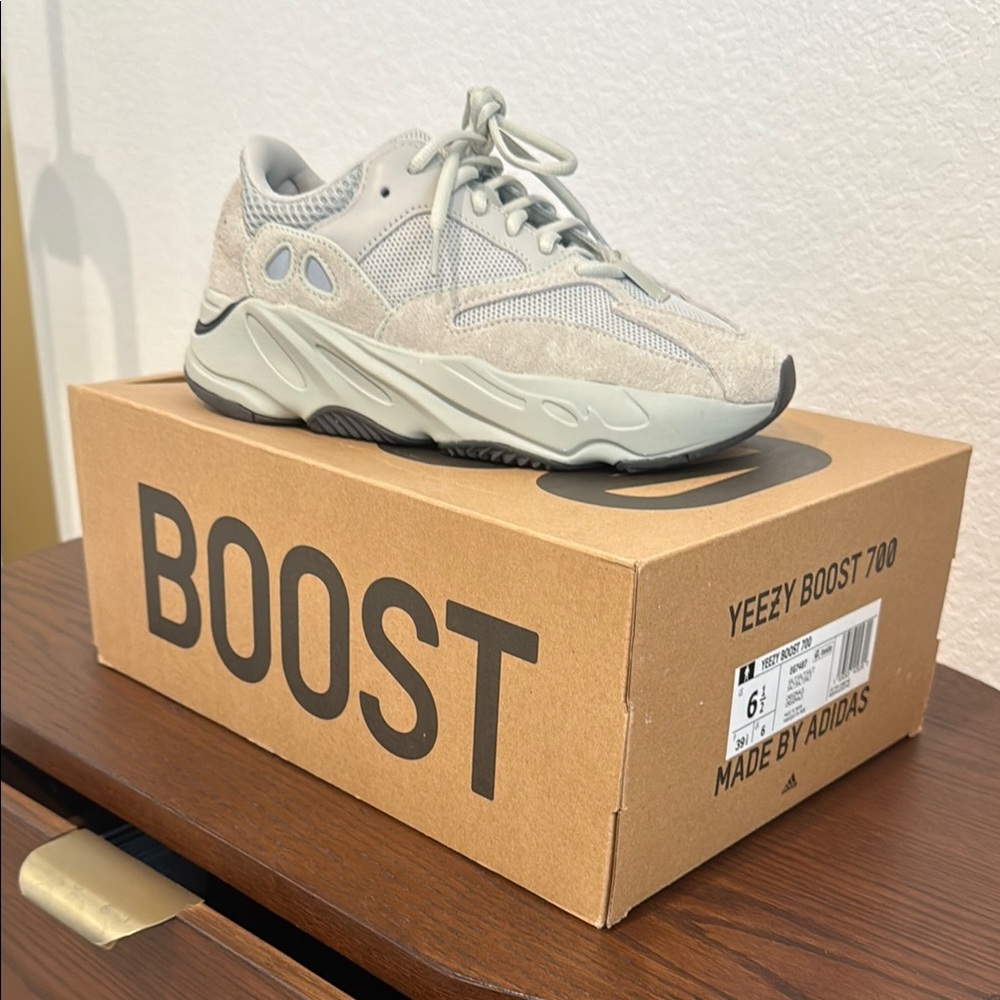 Yeezy Boost 700 in Light Gray and Cream